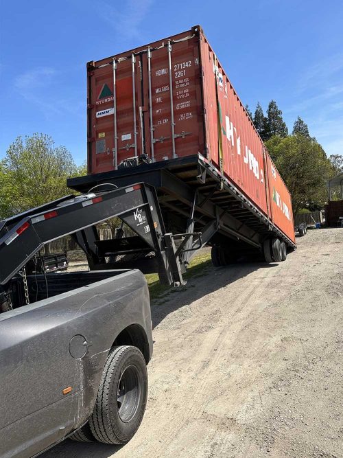 Shipping Container Delivery